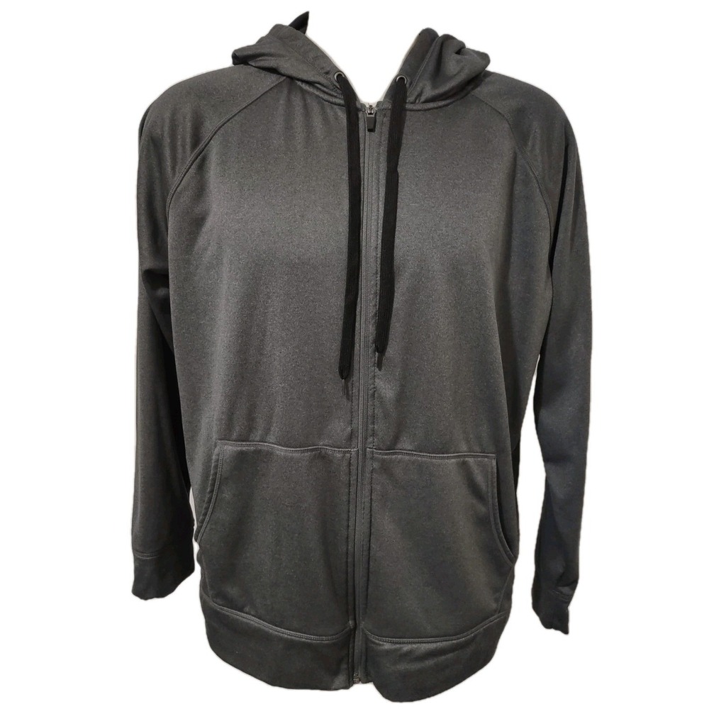 Full Zip Hoodie‎ Cascade Sport Gray XL Mens Athleisure Gorpcore Sweatshirt
